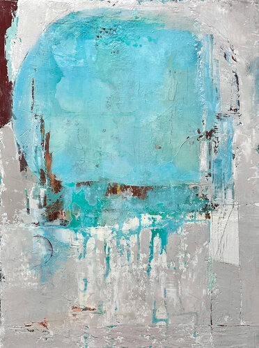 Blue Melt by Susan Handau, Painting for Sale on Singulart