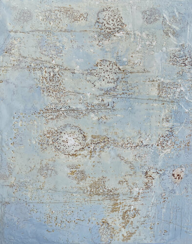 Pale Blue No. 1 van Susan Handau, Andere media te koop op Singulart