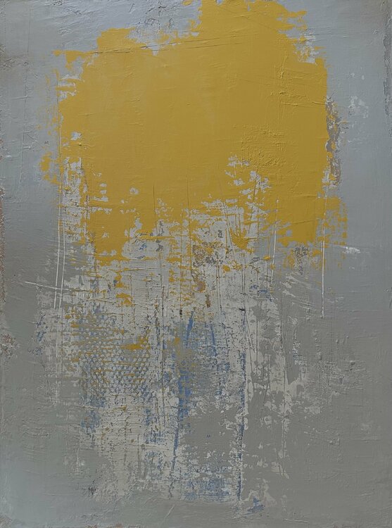 Yellow on Grey Susan Handau