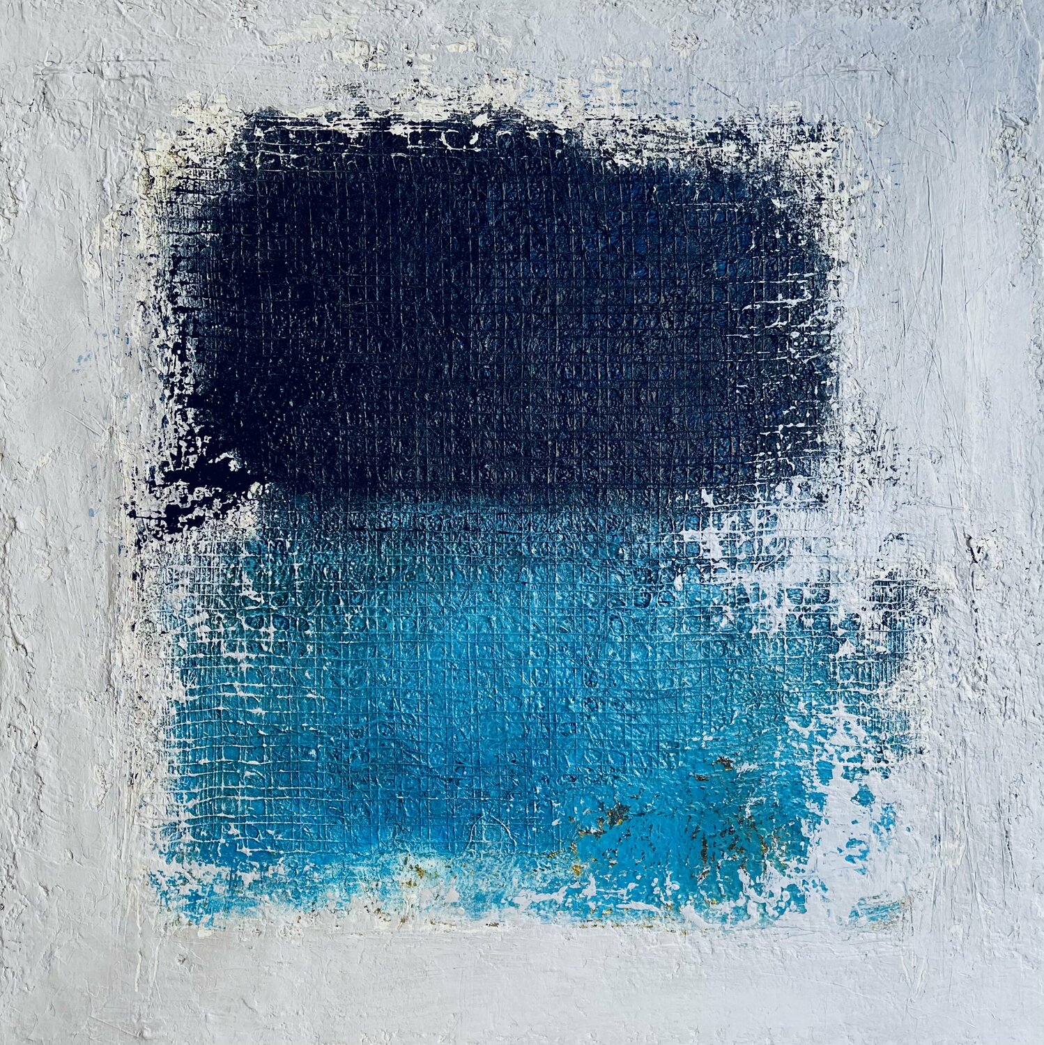 Black and Blue Grid Blocks Susan Handau