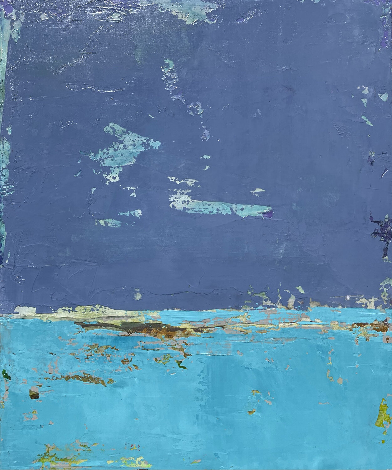 Sky Blue and Aqua Susan Handau