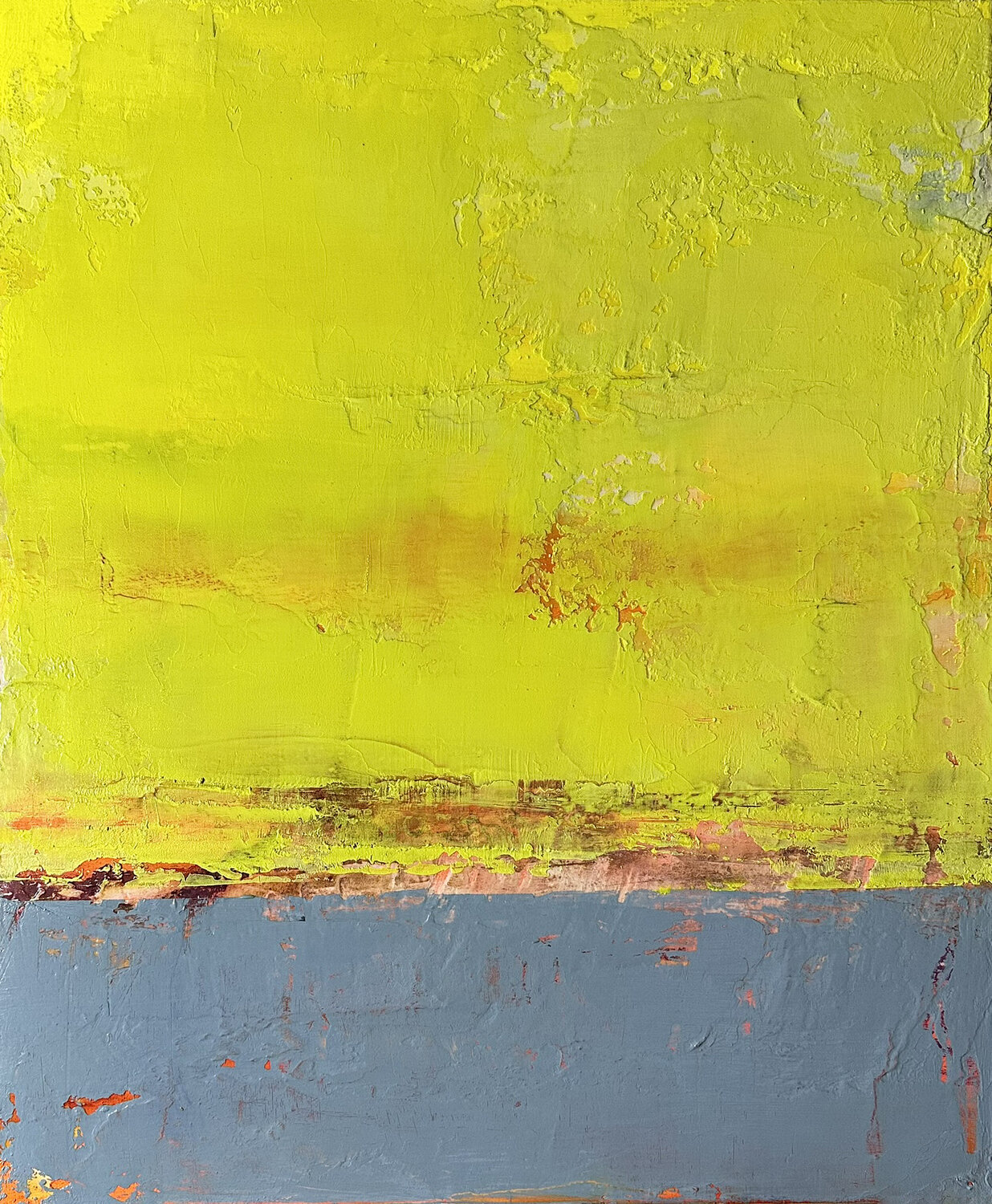 Lemon Yellow and Blue Susan Handau