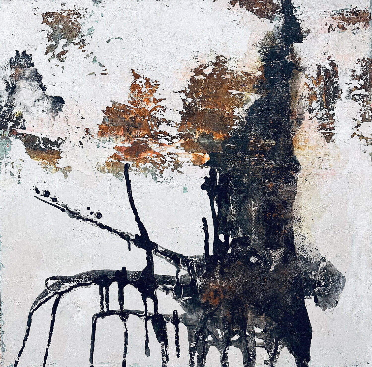 Melting Boundaries Susan Handau Pintura original en venta