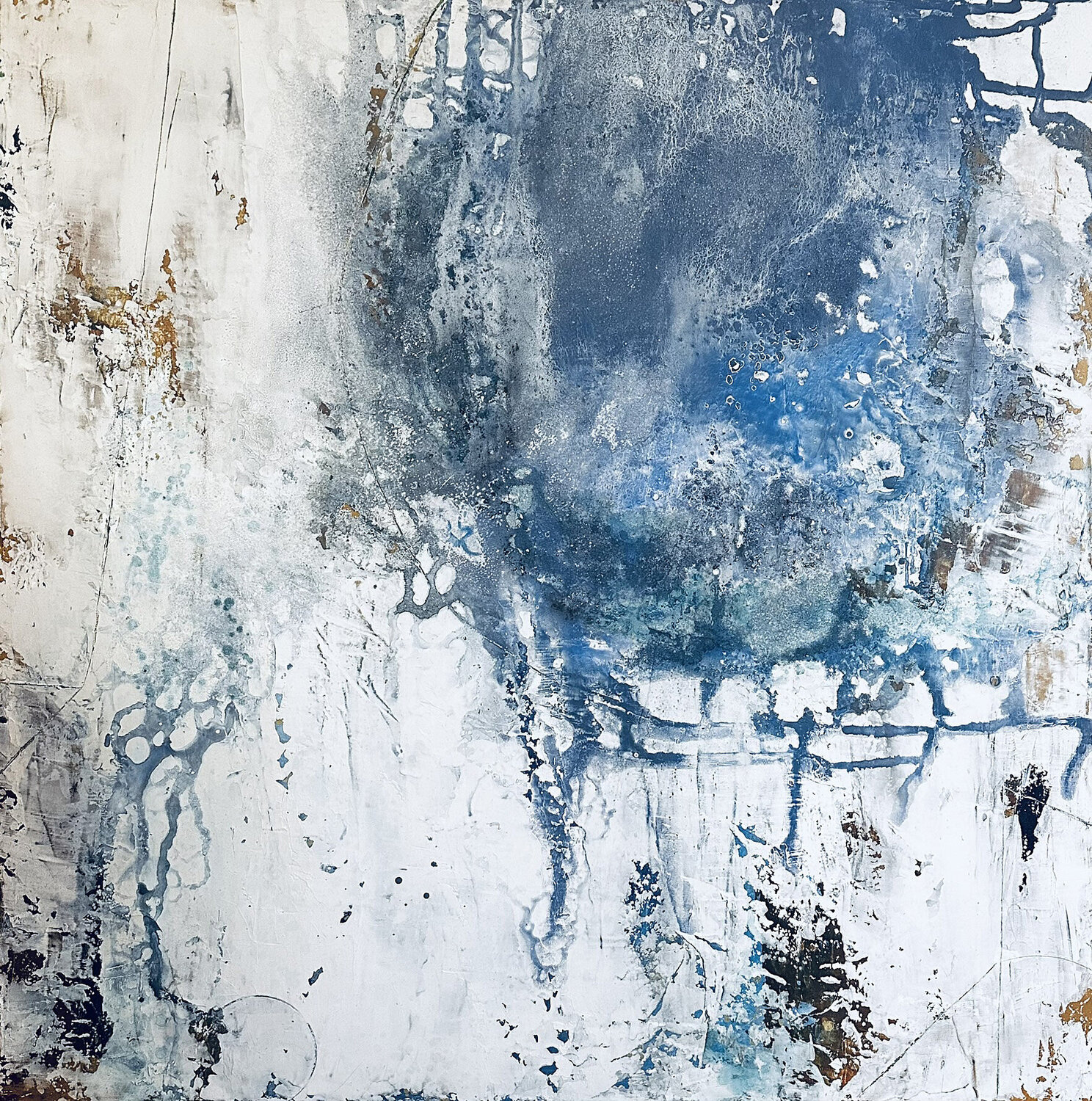 The Cosmos in One Look Susan Handau Pintura original en venta