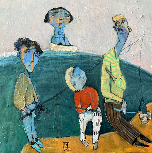 Fishing Trip by Ilya Volykhine, Painting for Sale on Singulart