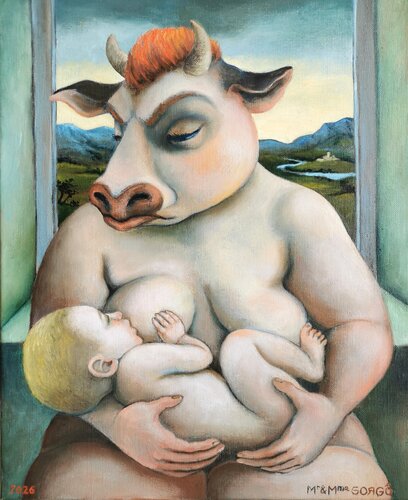 La nourrice par Mr & Mme Gorgô, Peinture en vente sur Singulart