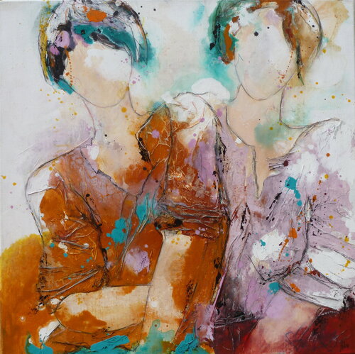 LES COPINES van Han, Schilderij te koop op Singulart