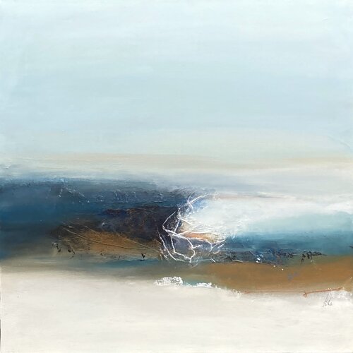 D'AUSSI LOIN QUE VIENNENT LES VAGUES van Han, Schilderij te koop op Singulart