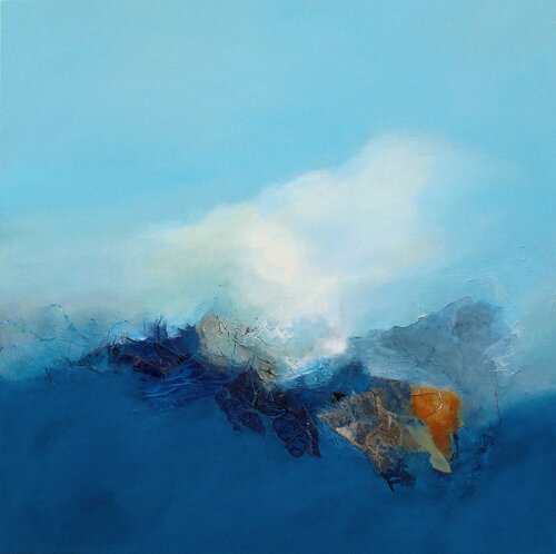 RAPSODIE EN BLEU by Han, Painting for Sale on Singulart