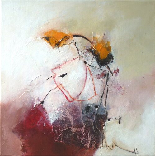 LA PATIENCE DES FLEURS di Han, Pittura in vendita su Singulart