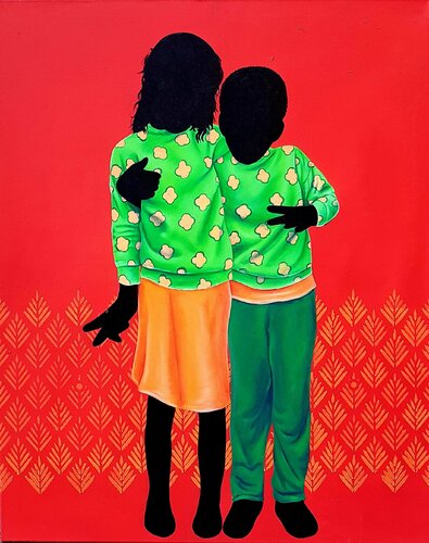 Yes papa di Aziseh Emmanuel, Pittura in vendita su Singulart