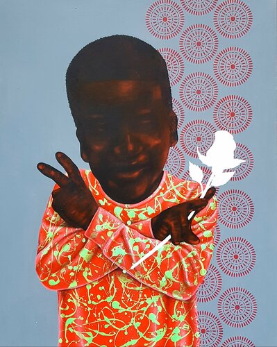 Daddy Boy de Aziseh Emmanuel, Pintura a la venta en Singulart