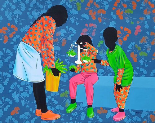 Justice leads de Aziseh Emmanuel, Pintura a la venta en Singulart