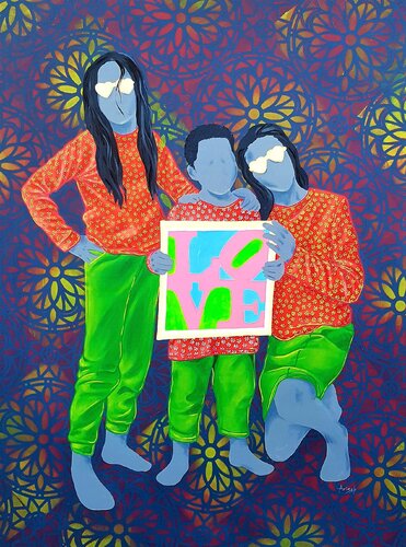 Love for all von Aziseh Emmanuel, Malerei kaufen auf Singulart