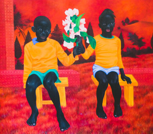 Together we stand 2 von Aziseh Emmanuel, Malerei kaufen auf Singulart