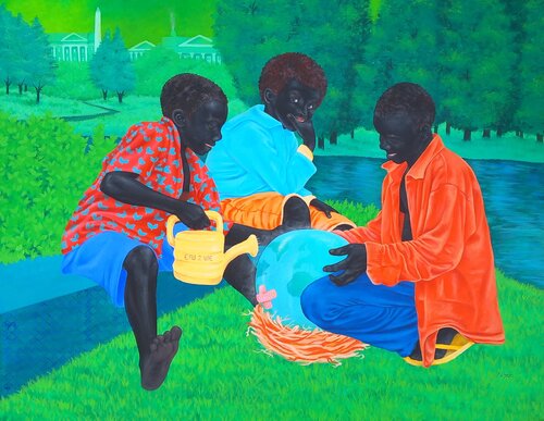 Eau de vie de Aziseh Emmanuel, Pintura a la venta en Singulart
