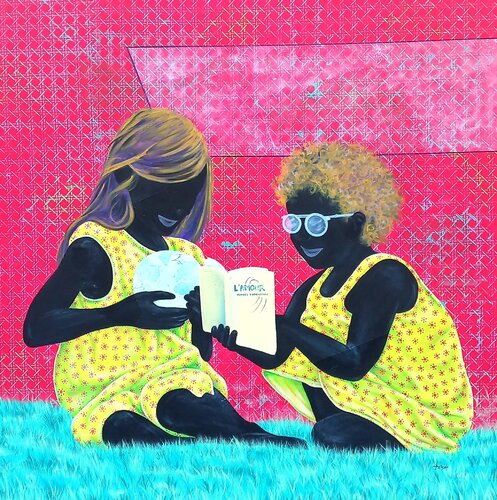 Love don't cost a thing von Aziseh Emmanuel, Malerei kaufen auf Singulart