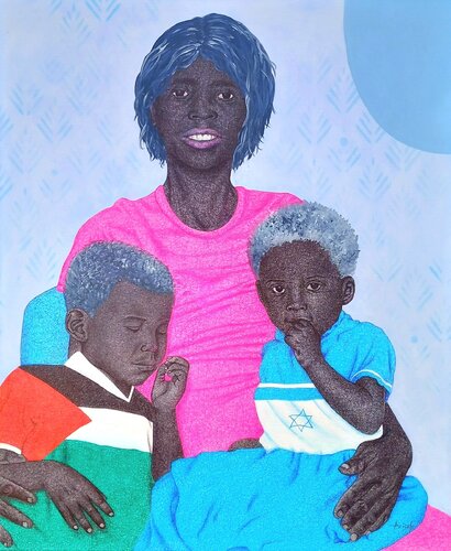 Family is a gift #2 von Aziseh Emmanuel, Malerei kaufen auf Singulart