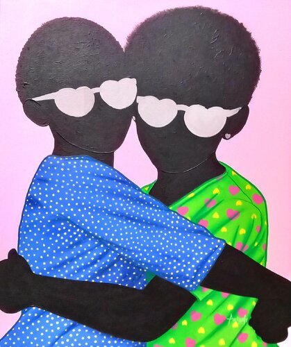 Love connects #3 de Aziseh Emmanuel, Pintura a la venta en Singulart