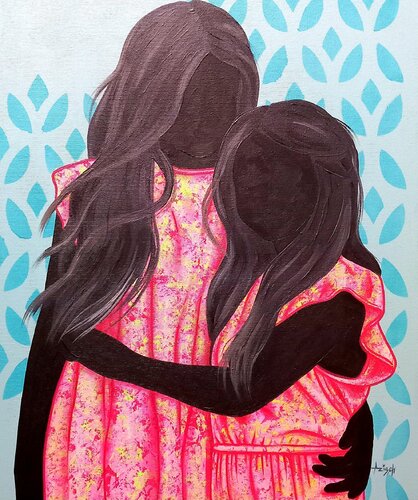 Sisters from another mother #8 van Aziseh Emmanuel, Schilderij te koop op Singulart
