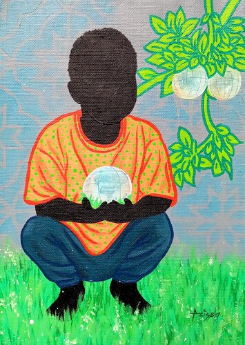 New birth de Aziseh Emmanuel, Pintura a la venta en Singulart