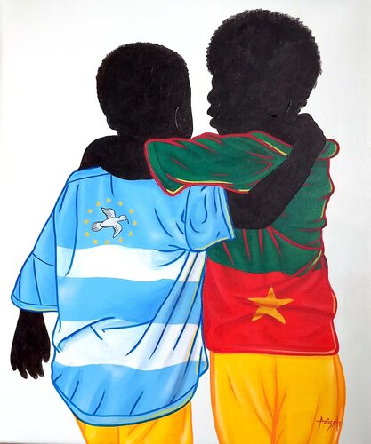Brothers from another mother #3 de Aziseh Emmanuel, Pintura a la venta en Singulart