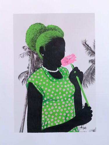 Love Language #2 de Aziseh Emmanuel, Pintura a la venta en Singulart