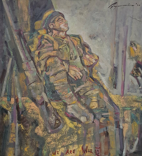 "All the Soldiers Die Alone. The Last unwritten letter" (From the We Are War Serie) von Bogdan Piperiu, Malerei kaufen auf Singulart