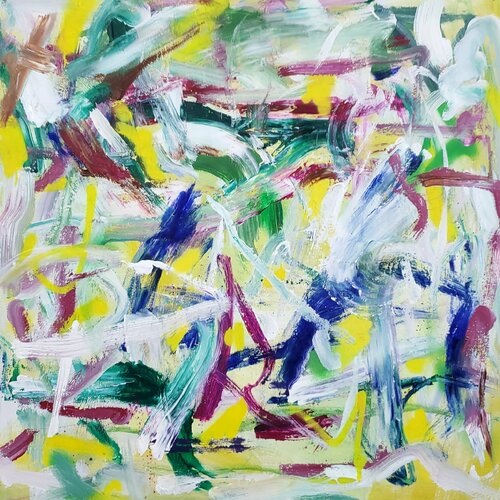 Growing flowers van TAMHUY, Schilderij te koop op Singulart