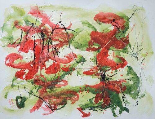 Phoenix flower di TAMHUY, Pittura in vendita su Singulart