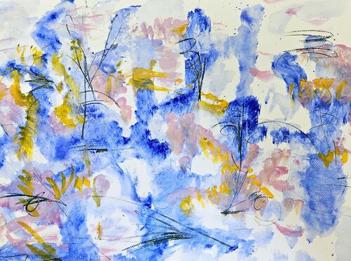 Meditation on Blue von TAMHUY, Malerei kaufen auf Singulart