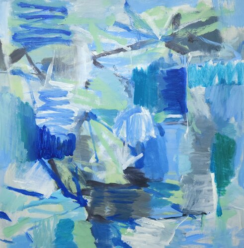 Blue Transience by TAMHUY, Painting for Sale on Singulart