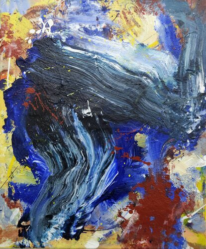 Blue fire rise von TAMHUY, Malerei kaufen auf Singulart