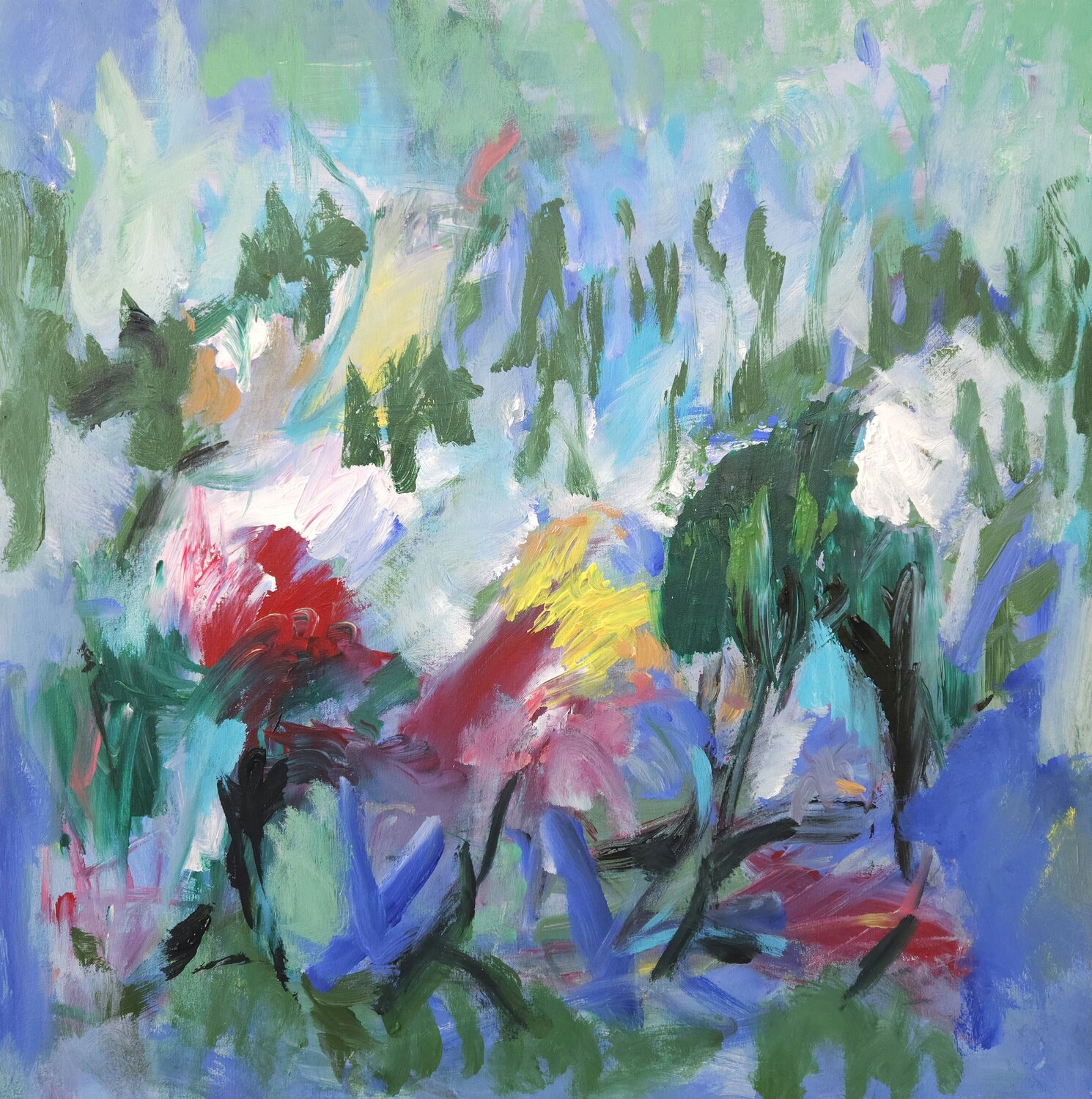Growing garden IV TAMHUY Origineel schilderij te koop