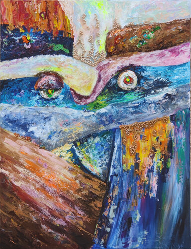 Unexpected Wisdom van Nadiya Pankova, Schilderij te koop op Singulart