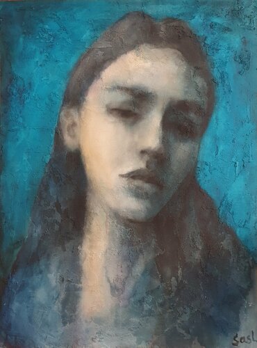 Eva by Liubou Sas, 회화 for Sale on Singulart