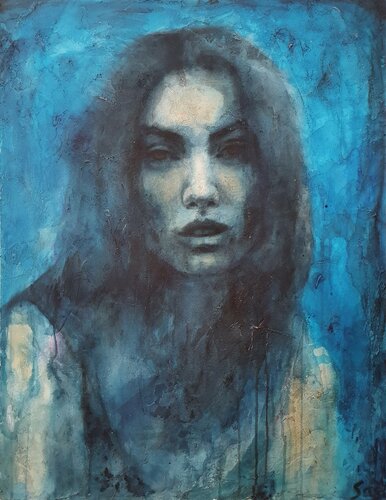 Nicole by Liubou Sas, 회화 for Sale on Singulart