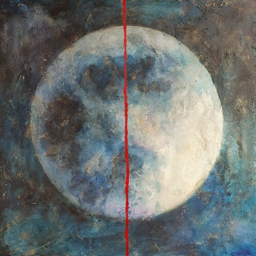 Portrait of the Moon van Liubou Sas, Schilderij te koop op Singulart