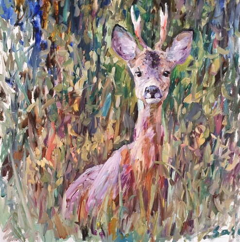 Beautiful creature 2 di Liubou Sas, Pittura in vendita su Singulart