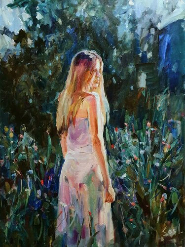 Homecoming di Liubou Sas, Pittura in vendita su Singulart
