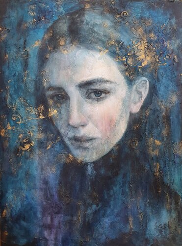 Her eyes by Liubou Sas, 회화 for Sale on Singulart