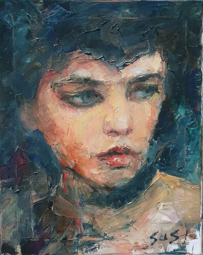 The circus has left di Liubou Sas, Pittura in vendita su Singulart