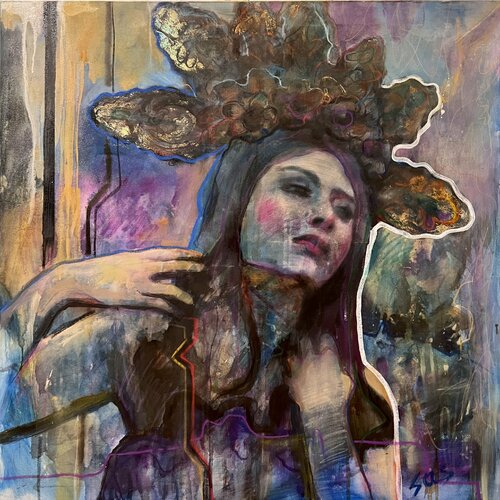 Violet van Liubou Sas, Schilderij te koop op Singulart
