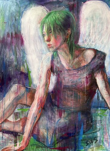 Pure soul van Liubou Sas, Schilderij te koop op Singulart
