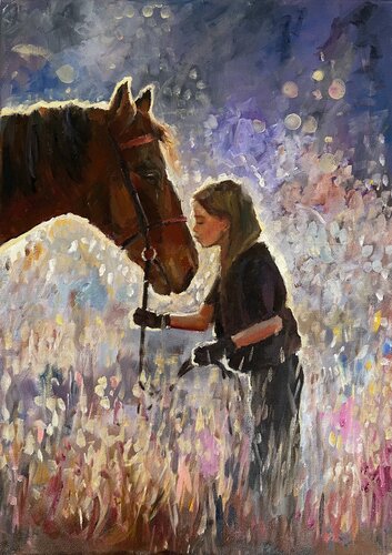 Friend van Liubou Sas, Schilderij te koop op Singulart