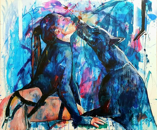 Duet #2 di Liubou Sas, Pittura in vendita su Singulart