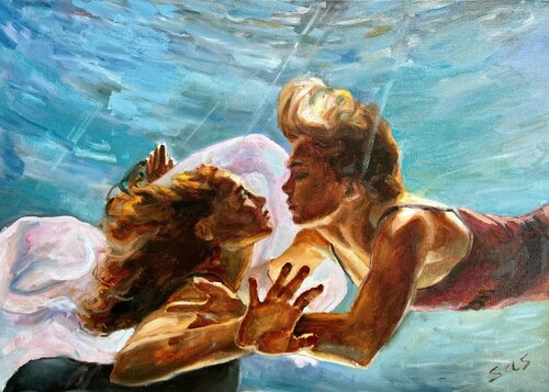 Breathe with me von Liubou Sas, Malerei kaufen auf Singulart