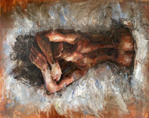 Don’t touch me. di Liubou Sas, Pittura in vendita su Singulart