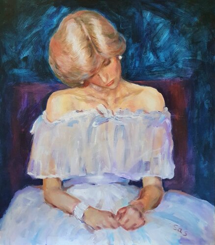 Sweet dreams,princess. van Liubou Sas, Schilderij te koop op Singulart