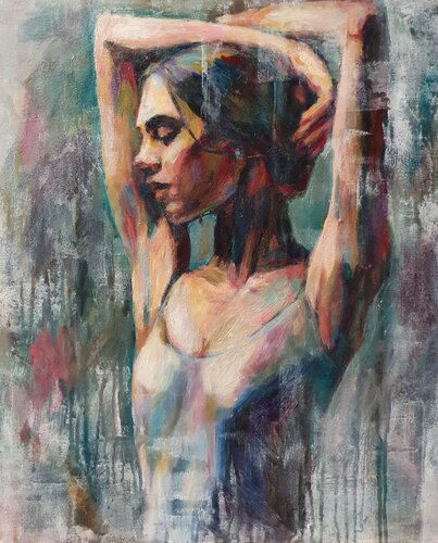 Dance with me di Liubou Sas, Pittura in vendita su Singulart